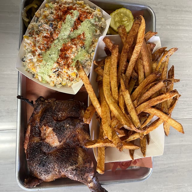 Half Chicken Plate.